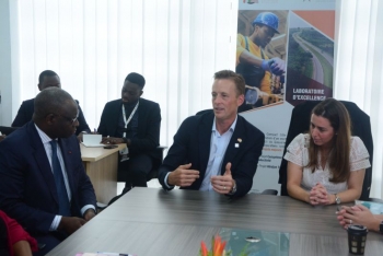 Visite de M. Sean CAIRNCROSS, CEO du MCC au 