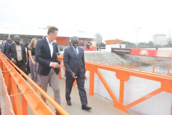 Visite de M. Sean CAIRNCROSS au Port Autonome d'Abidjan