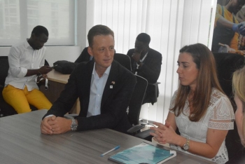 Visite de M. Sean CAIRNCROSS, CEO du MCC au 