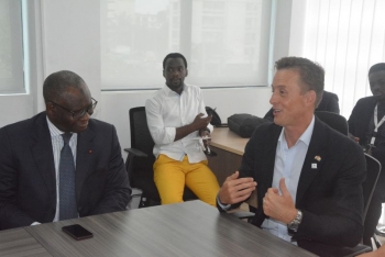 Visite de M. Sean CAIRNCROSS, CEO du MCC au 