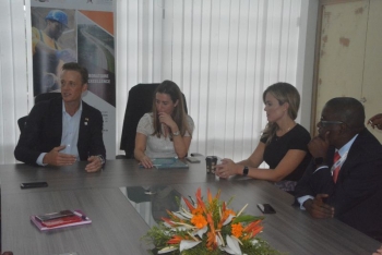 Visite de M. Sean CAIRNCROSS, CEO du MCC au 