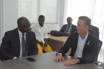 Visite de M. Sean CAIRNCROSS, CEO du MCC au 