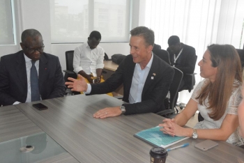 Visite de M. Sean CAIRNCROSS, CEO du MCC au 