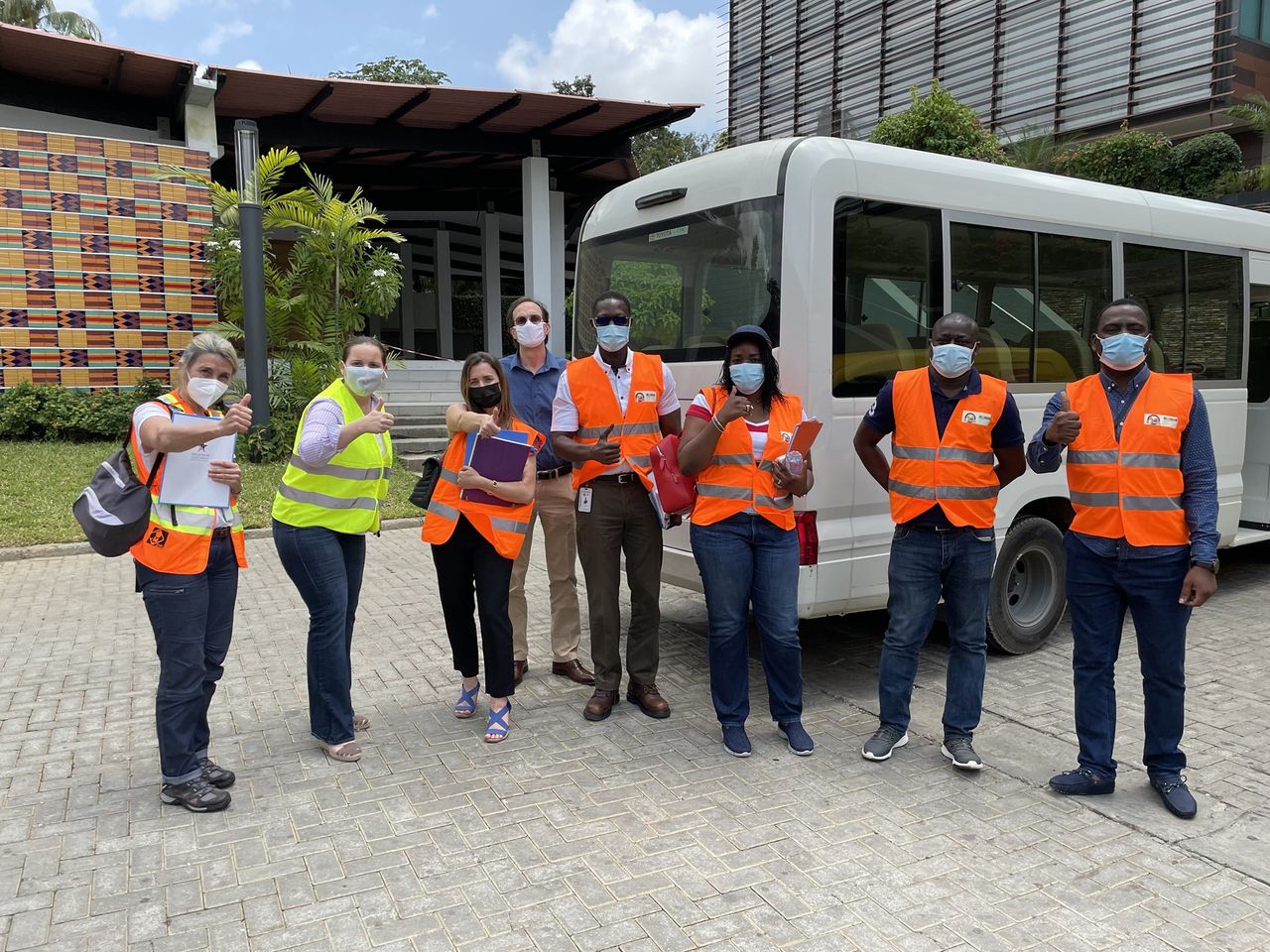 Visite de chantier des itinéraires du projet ATP