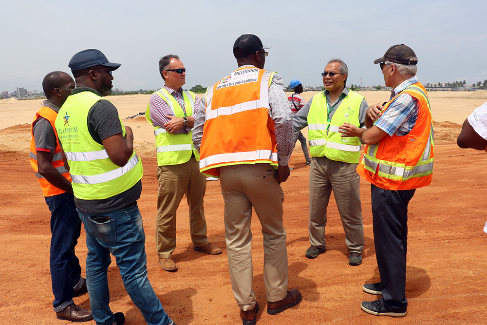 Visite de chantier des itinéraires du projet ATP