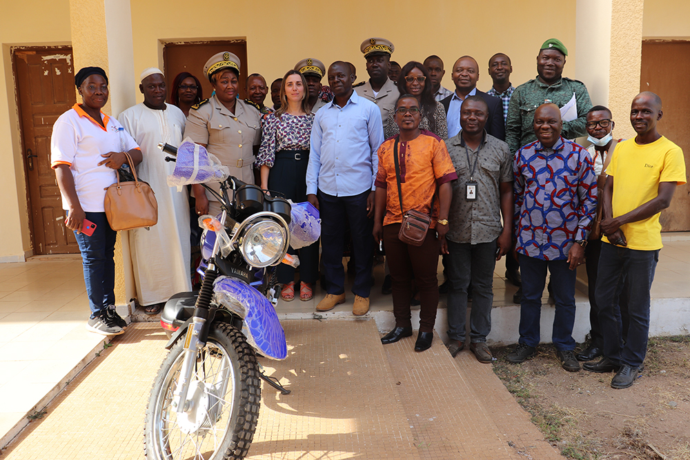 Mission de participation aux ateliers du Groupe Technique de Travail (GTT) et remise d'équipements aux entités partenaires dans la région de Gbêkê