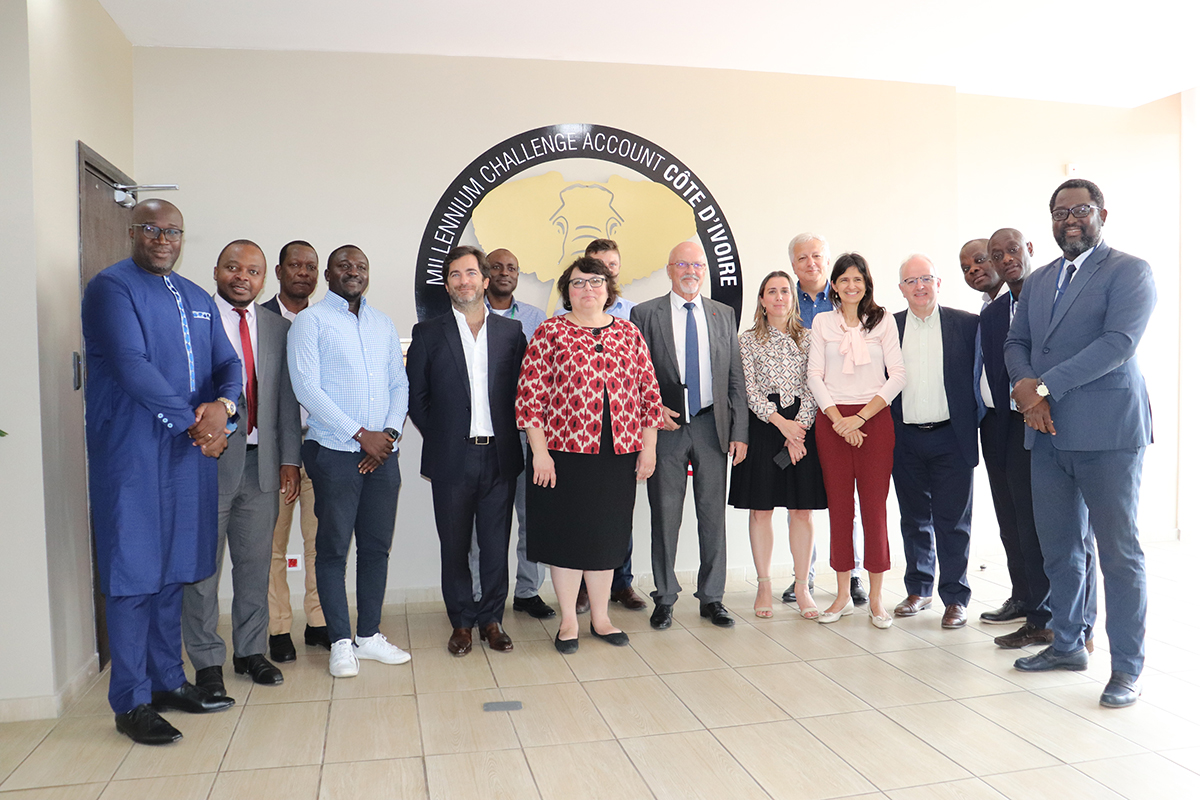 Visite de travail de Madame Katerina NTEP, Vice-présidente Adjointe des Opérations Sectorielles du MCC