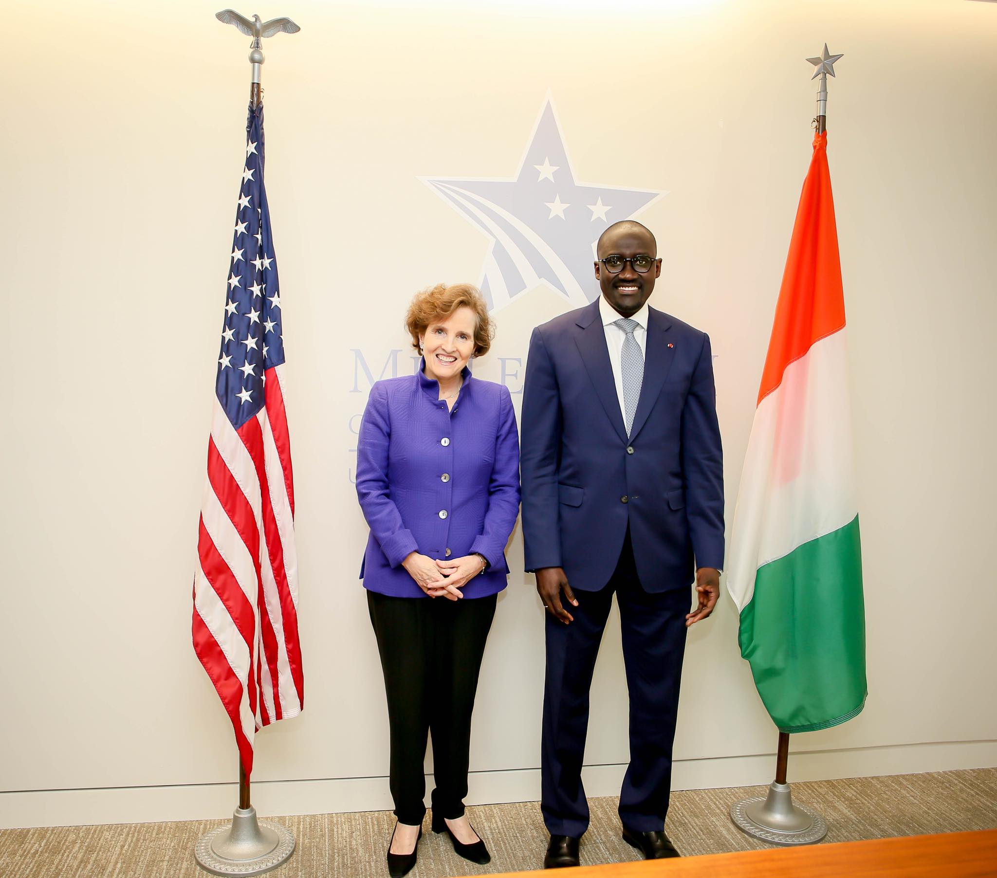 Le Président du Conseil d'Administration de MCA-Côte d'Ivoire a effectué une visite de travail à Washington