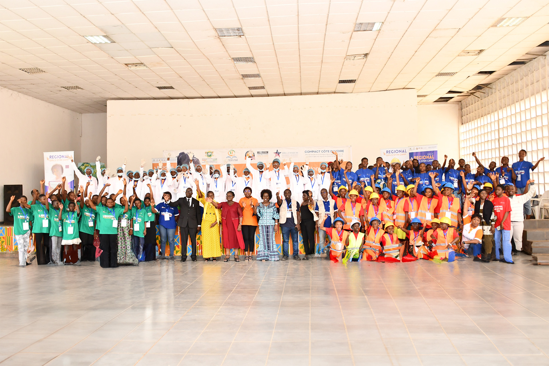 CÉRÉMONIE D'OUVERTURE DE LA DEUXIÈME ÉDITION DU REGIONAL GIRLS STIM CAMP BOUAKÉ